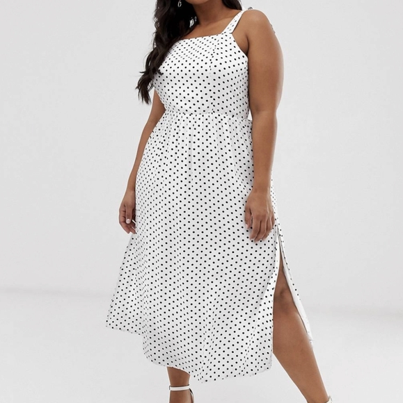 curve polka dot dress